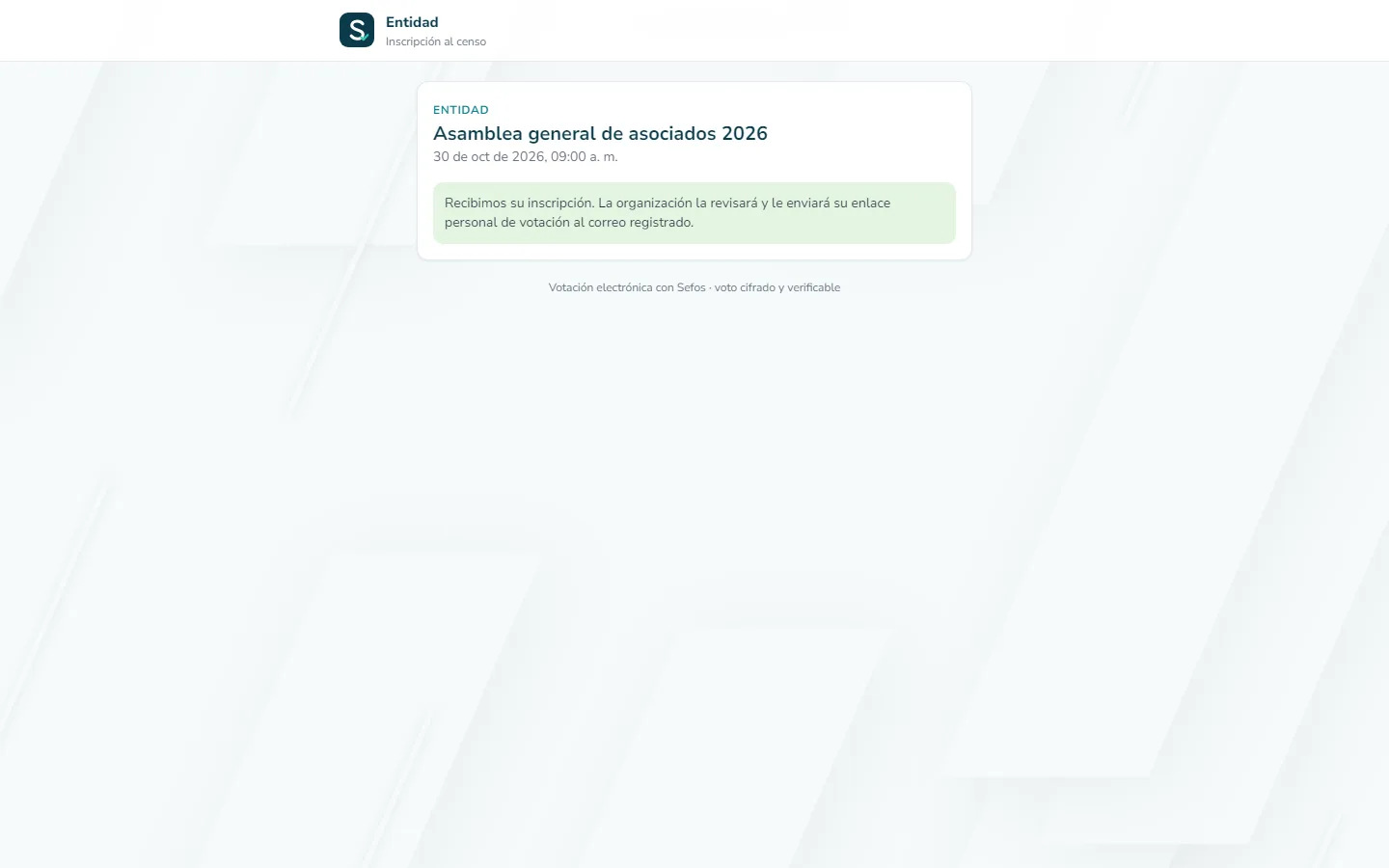 Captura de pantalla (computador): Espere la aprobación
