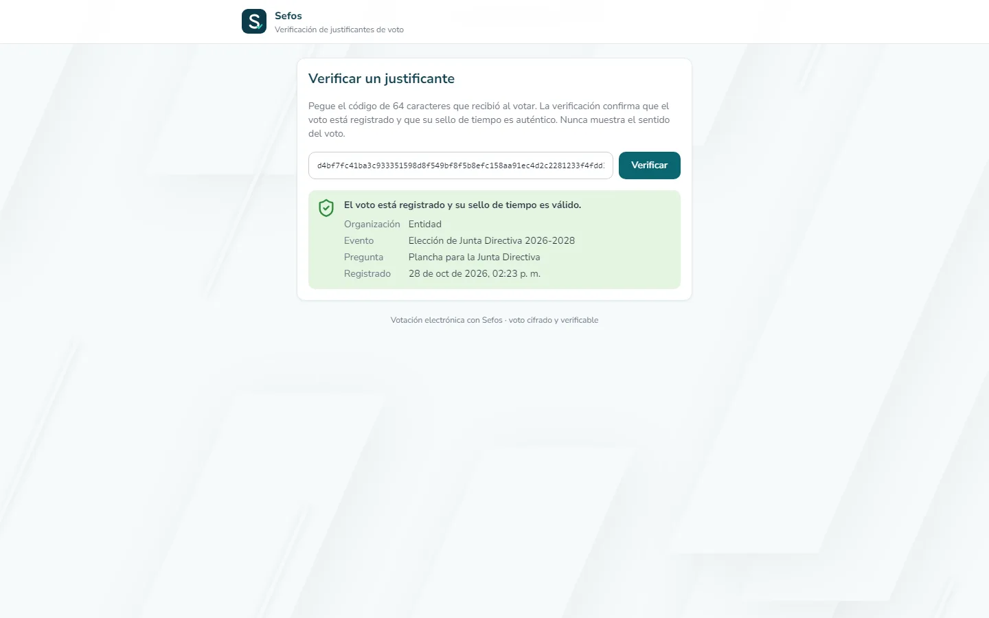 Captura de pantalla (computador): Lea el resultado